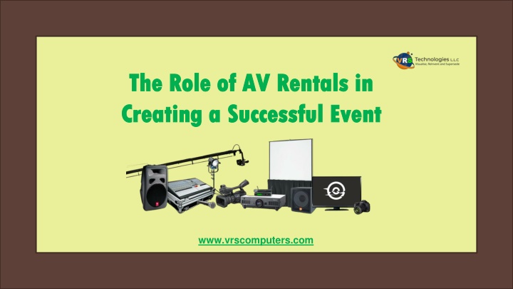 the role of av rentals in the role of av rentals