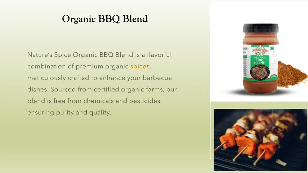 organic bbq blend