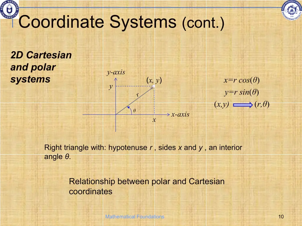 coordinate systems cont