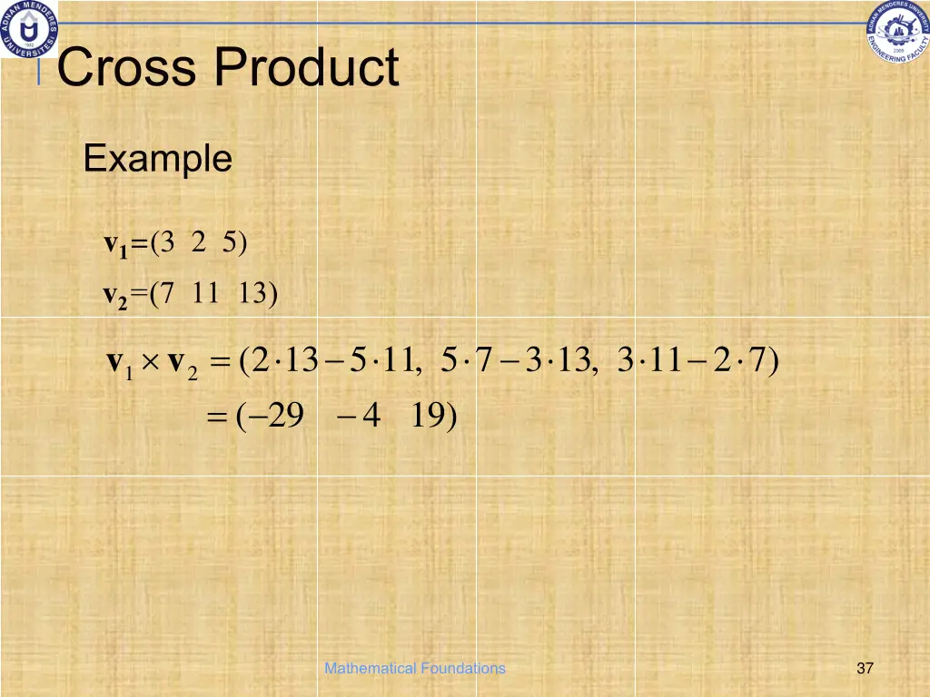 cross product 5