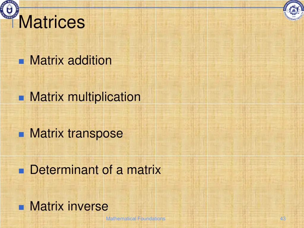 matrices