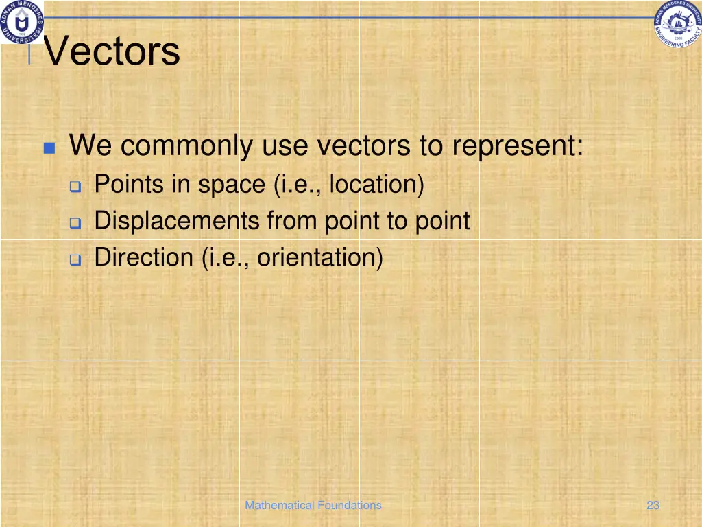 vectors