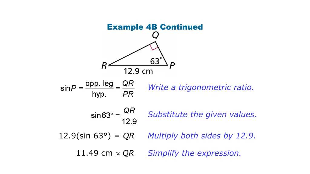 example 4b continued