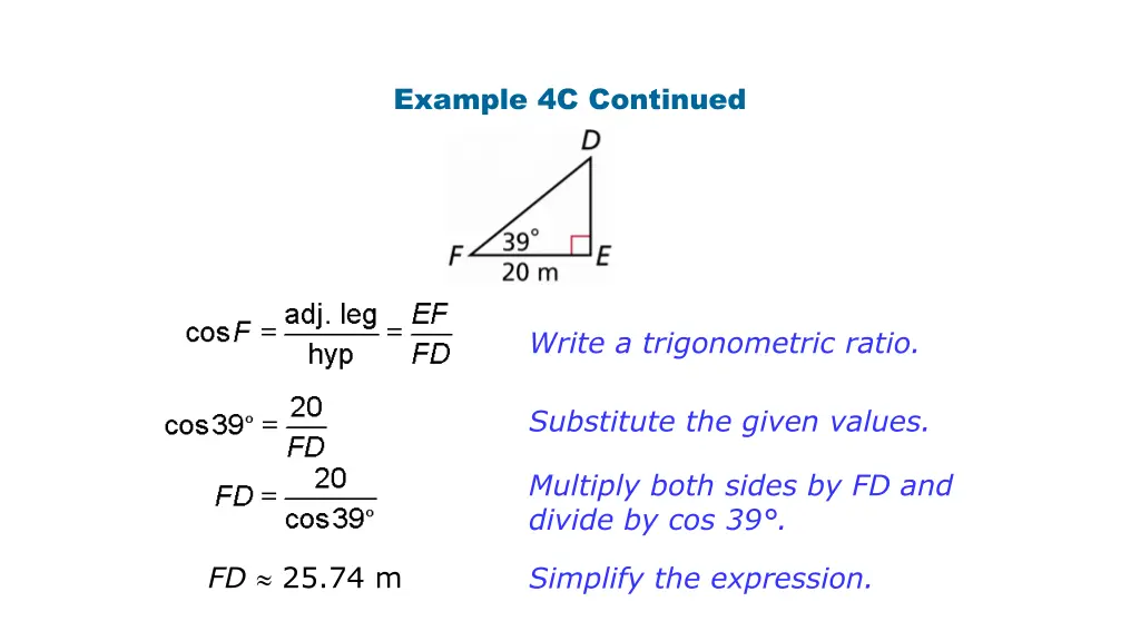 example 4c continued