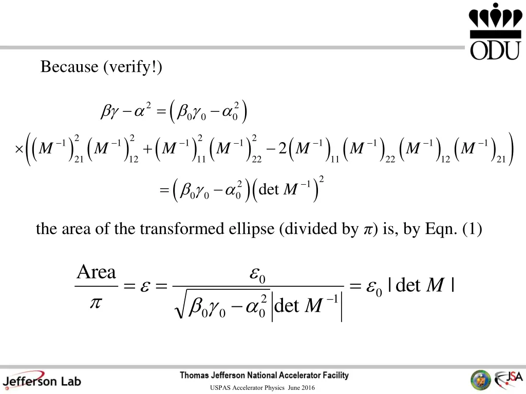 because verify