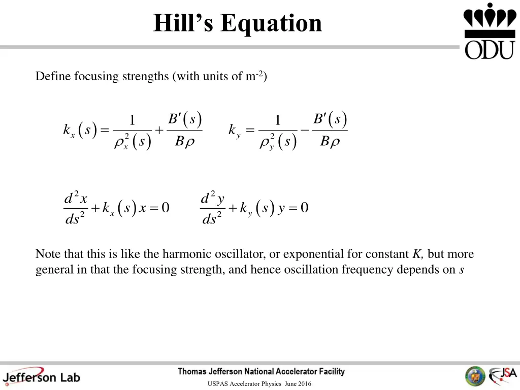 hill s equation