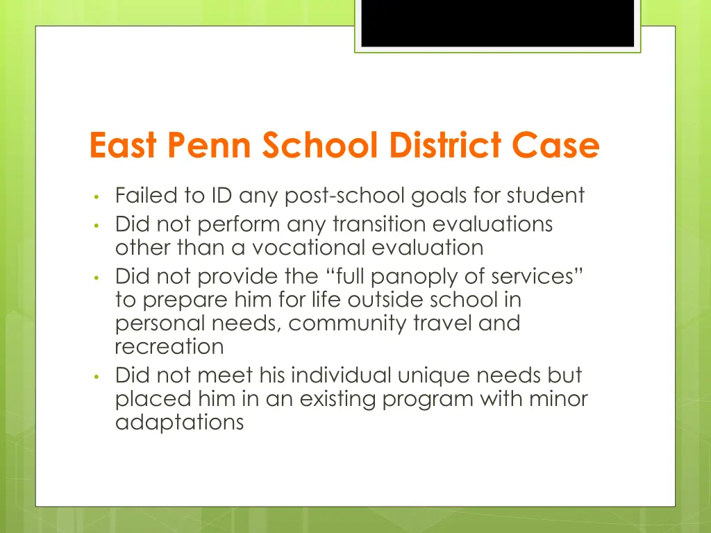 east penn school district case