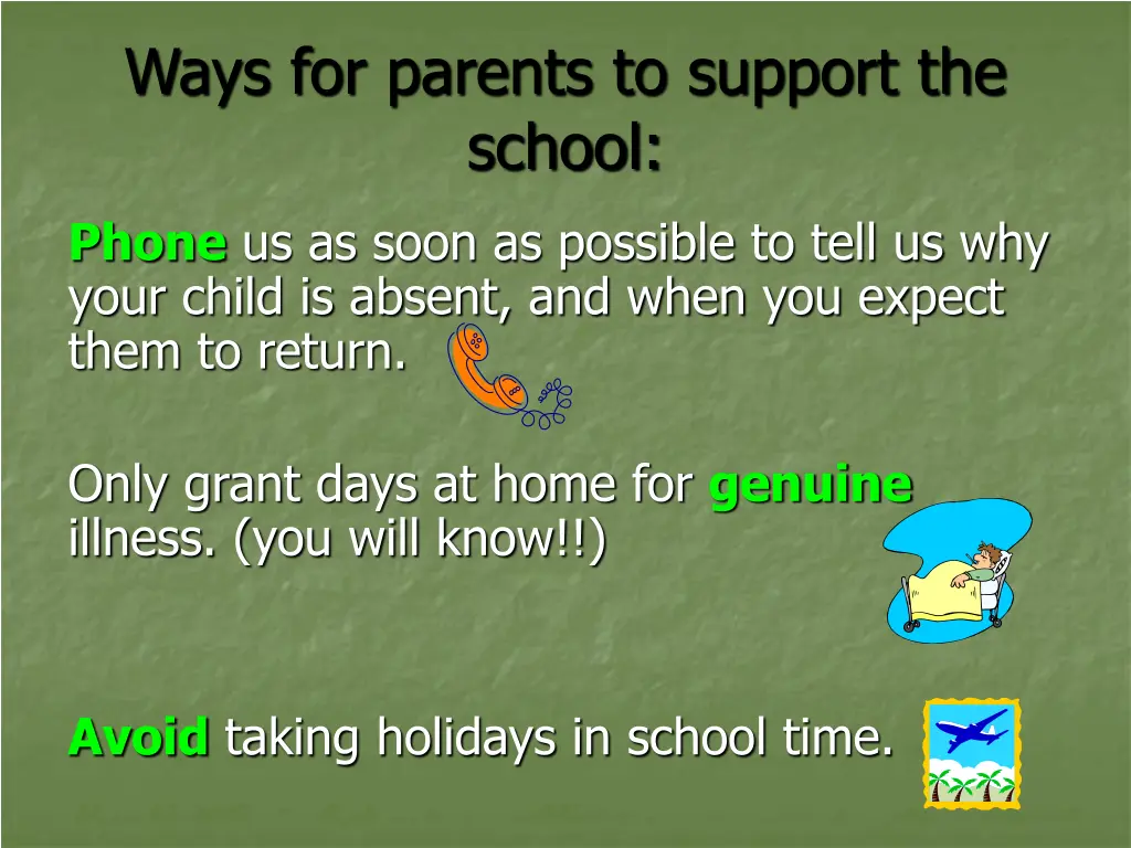 ways for parents to support the school