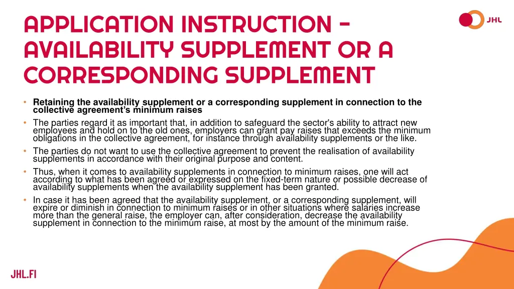 application instruction availability supplement