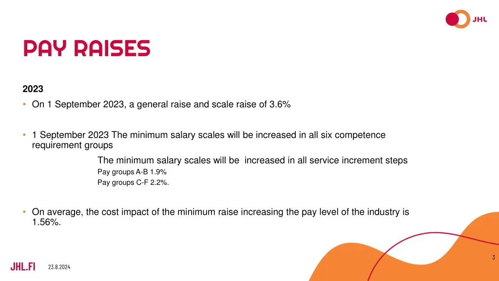 pay raises