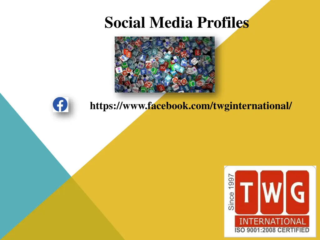 social media profiles