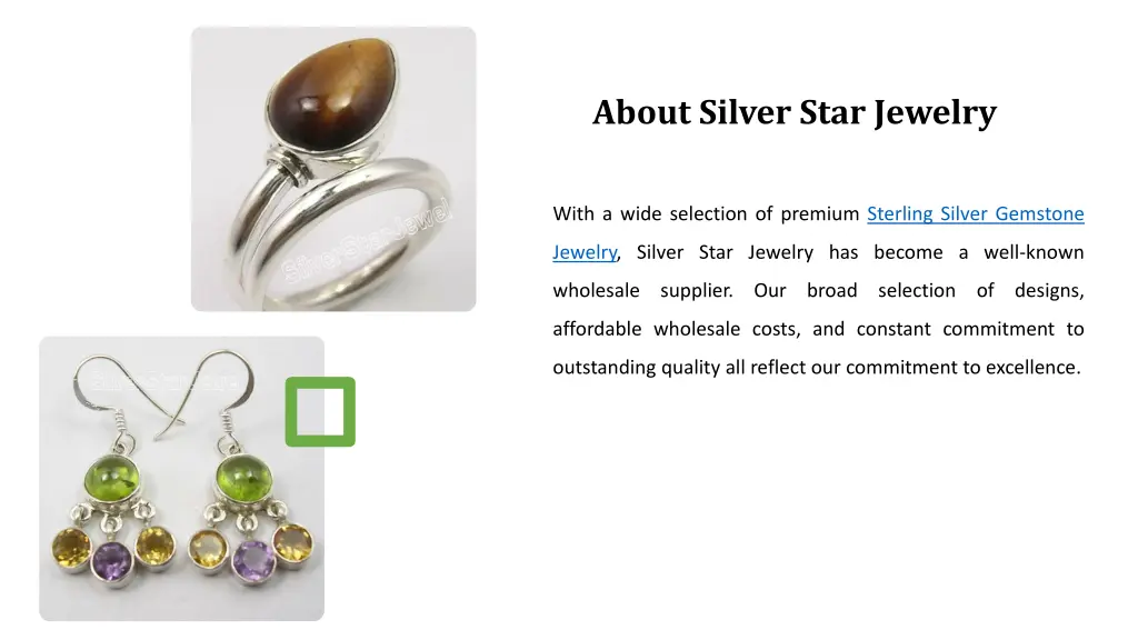 about silver star jewelry