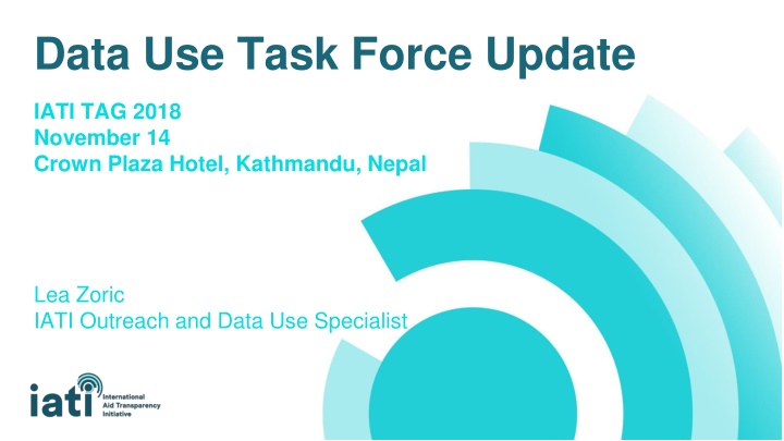 data use task force update