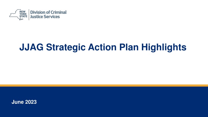 jjag strategic action plan highlights