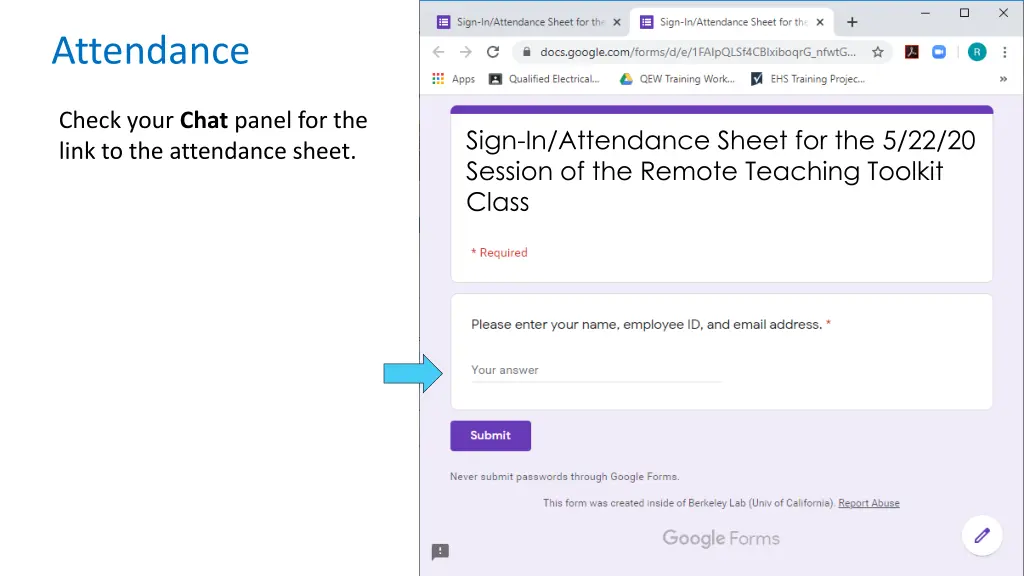 attendance