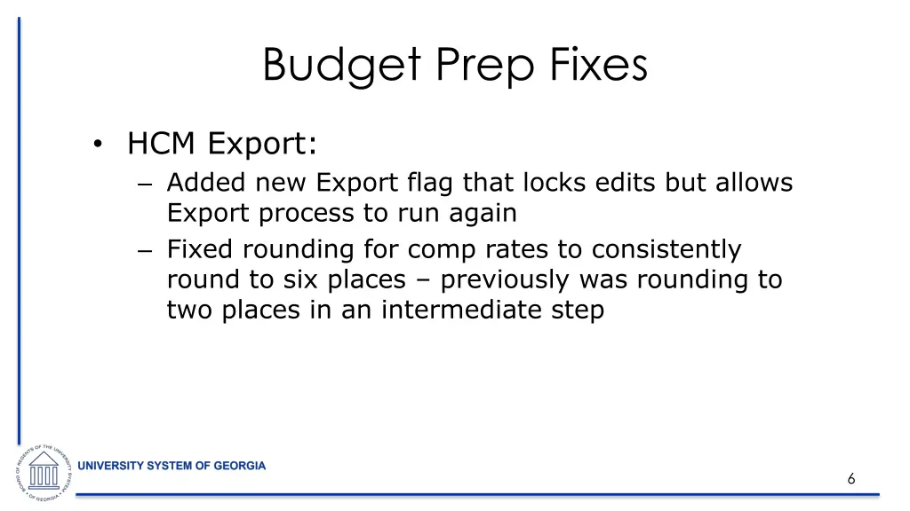 budget prep fixes 2