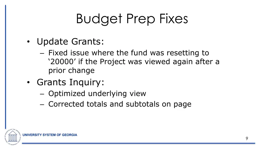 budget prep fixes 5