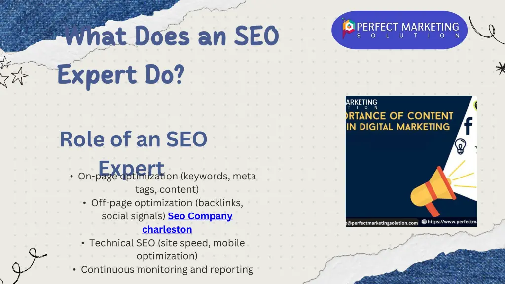 role of an seo expert on page optimization