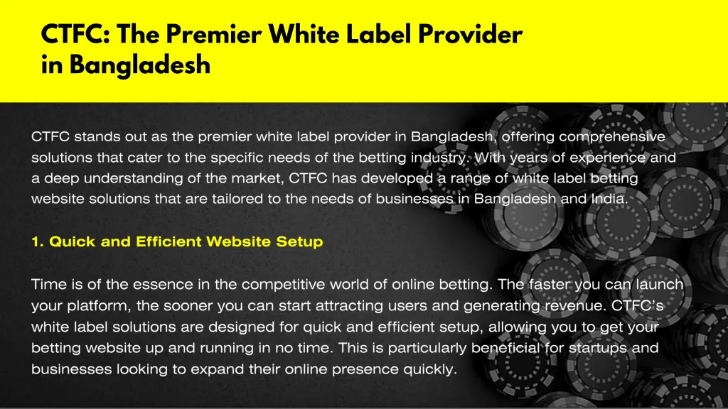 ctfc the premier white label provider