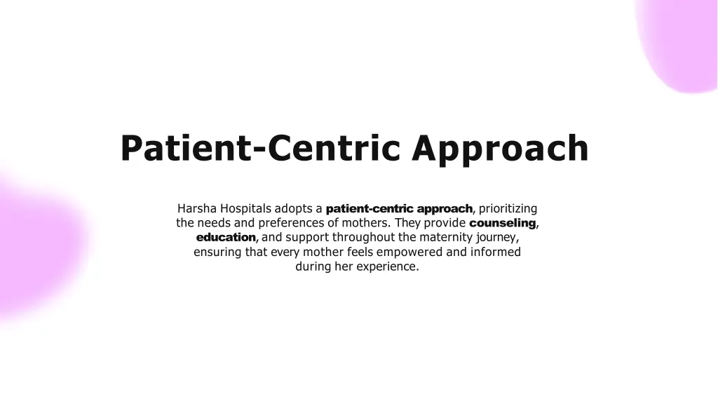 patient centric approach