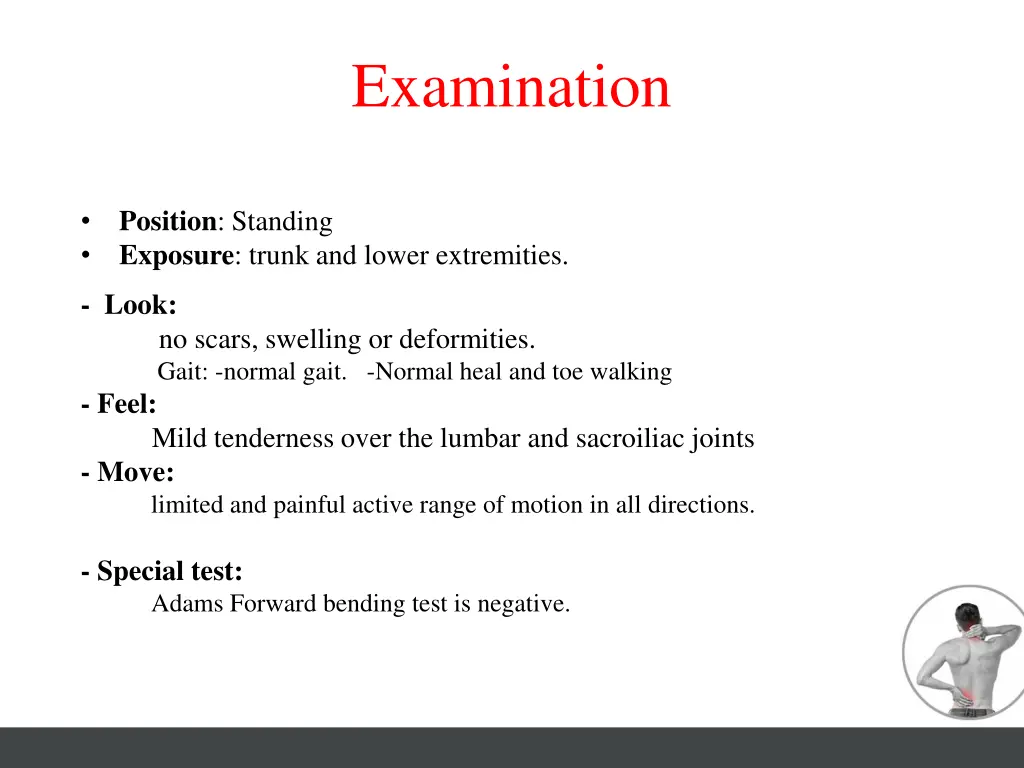 examination