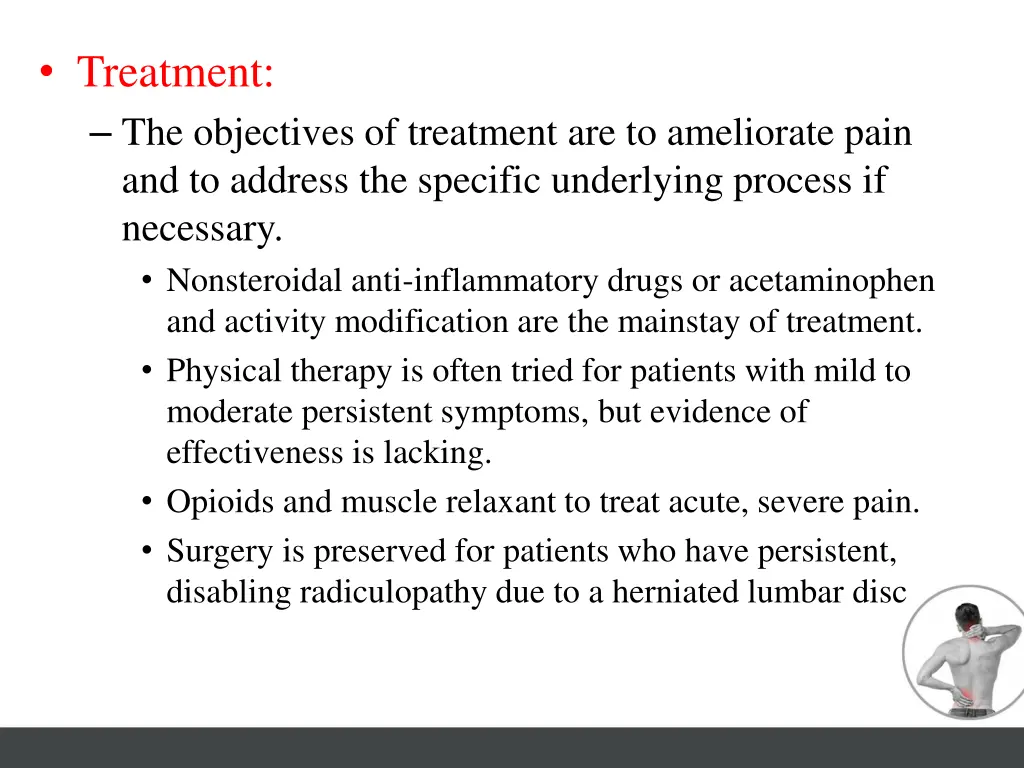 treatment the objectives of treatment