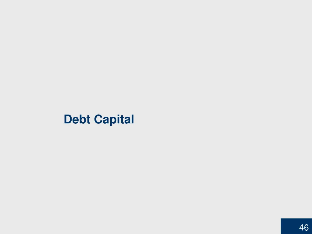 debt capital