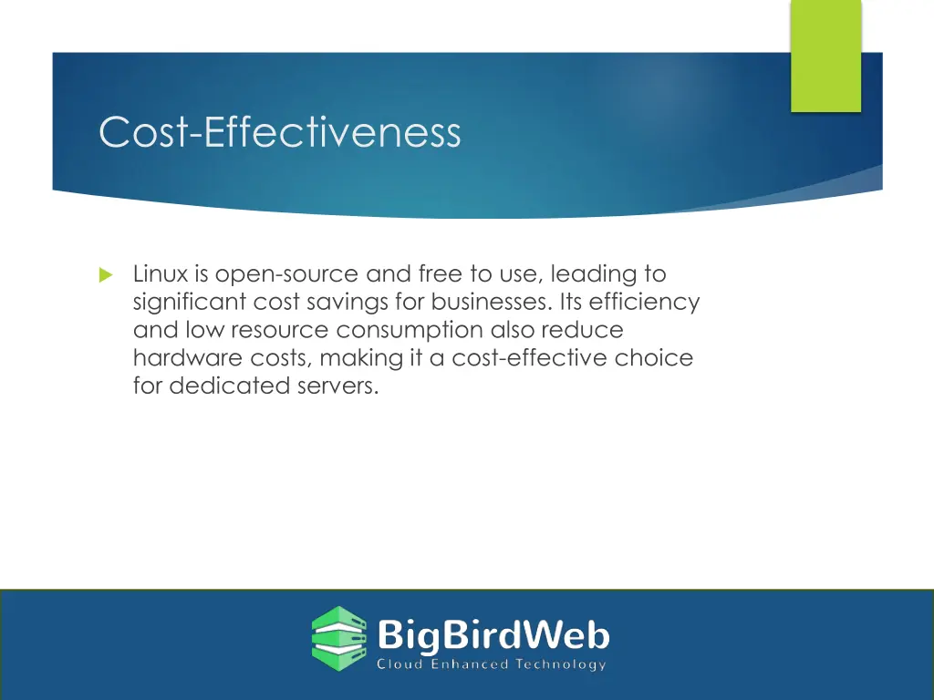 cost effectiveness