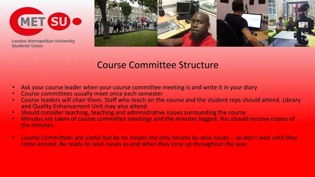 course committee structure