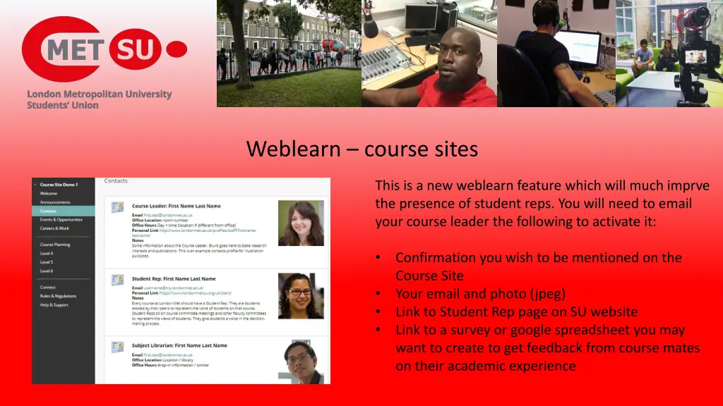 weblearn course sites