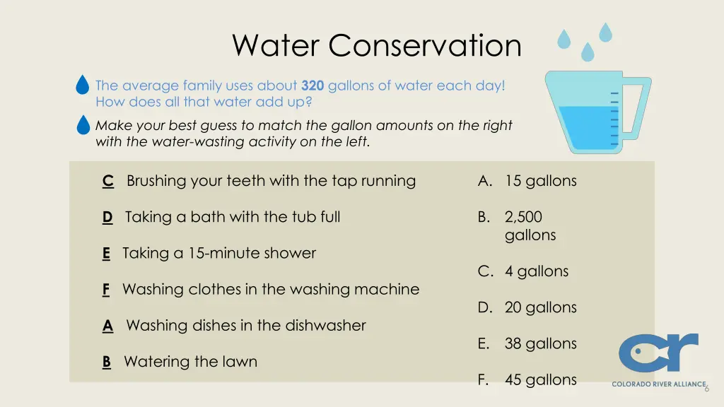 water conservation