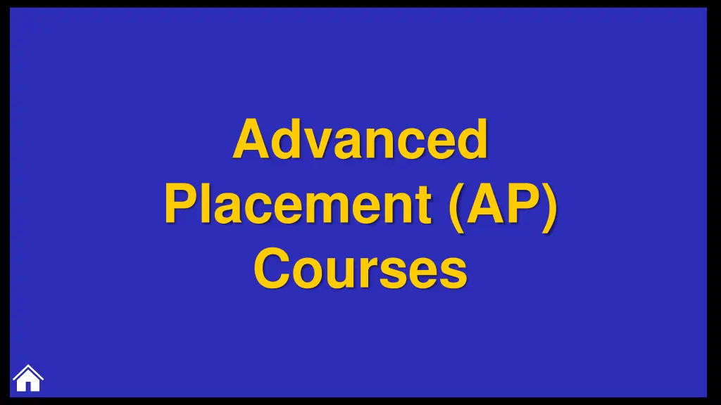 advanced placement ap courses