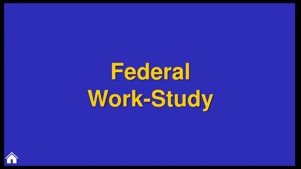 federal work study