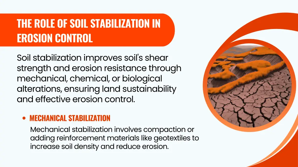 the role of soil stabilization in erosion control