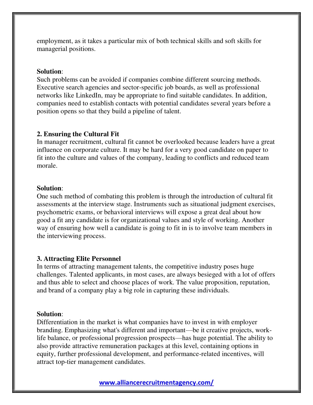 employment as it takes a particular mix of both