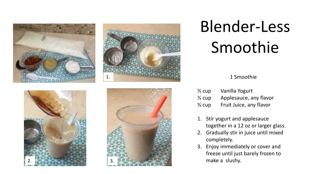 blender less smoothie