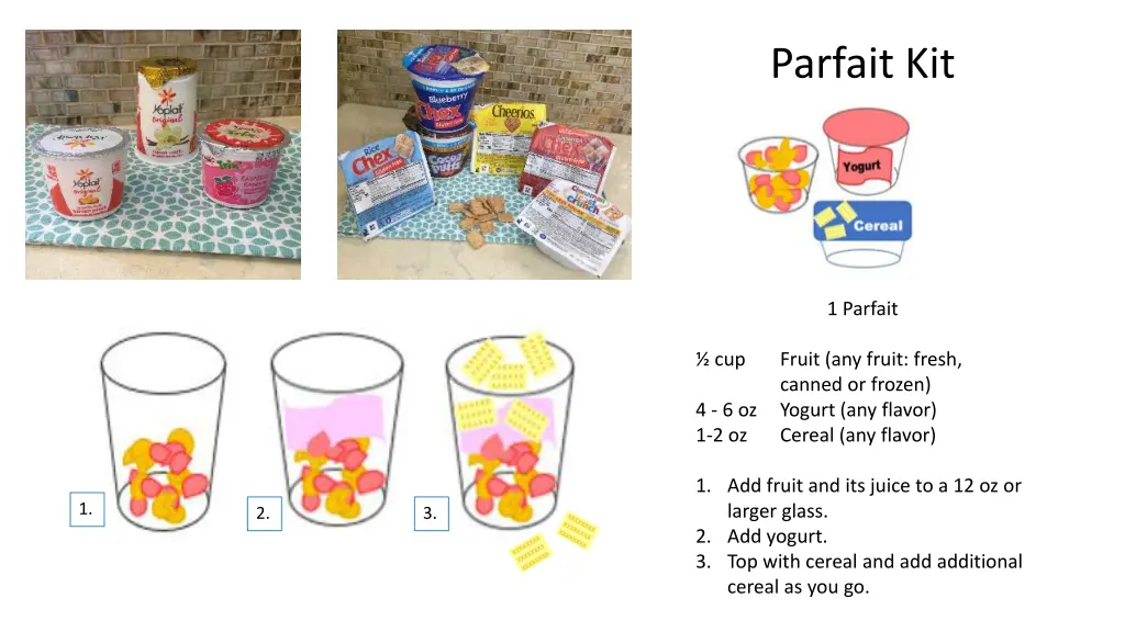 parfait kit