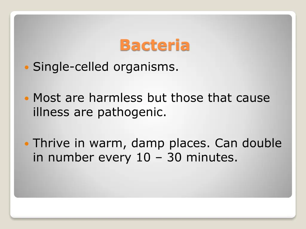 bacteria