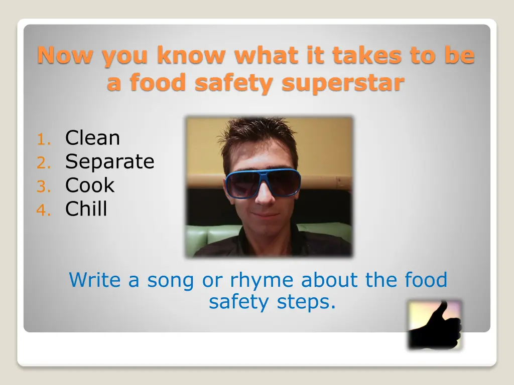 now you know what it takes to be a food safety