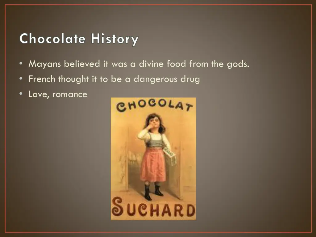 chocolate history