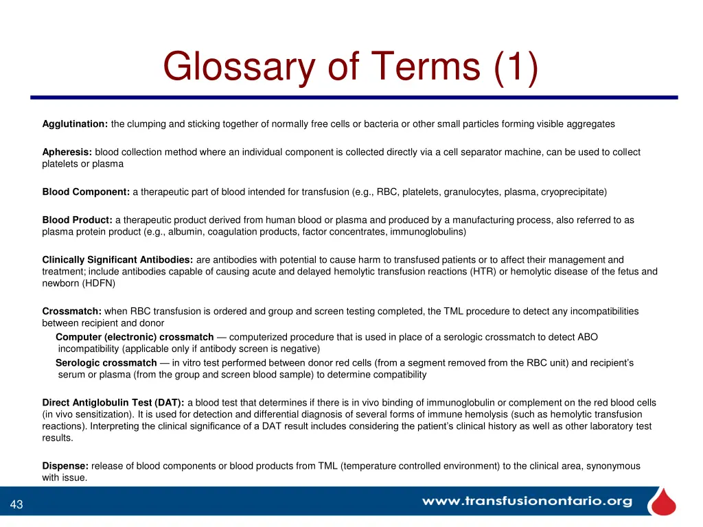 glossary of terms 1