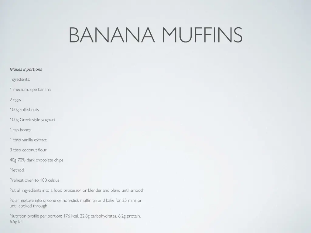 banana muffins