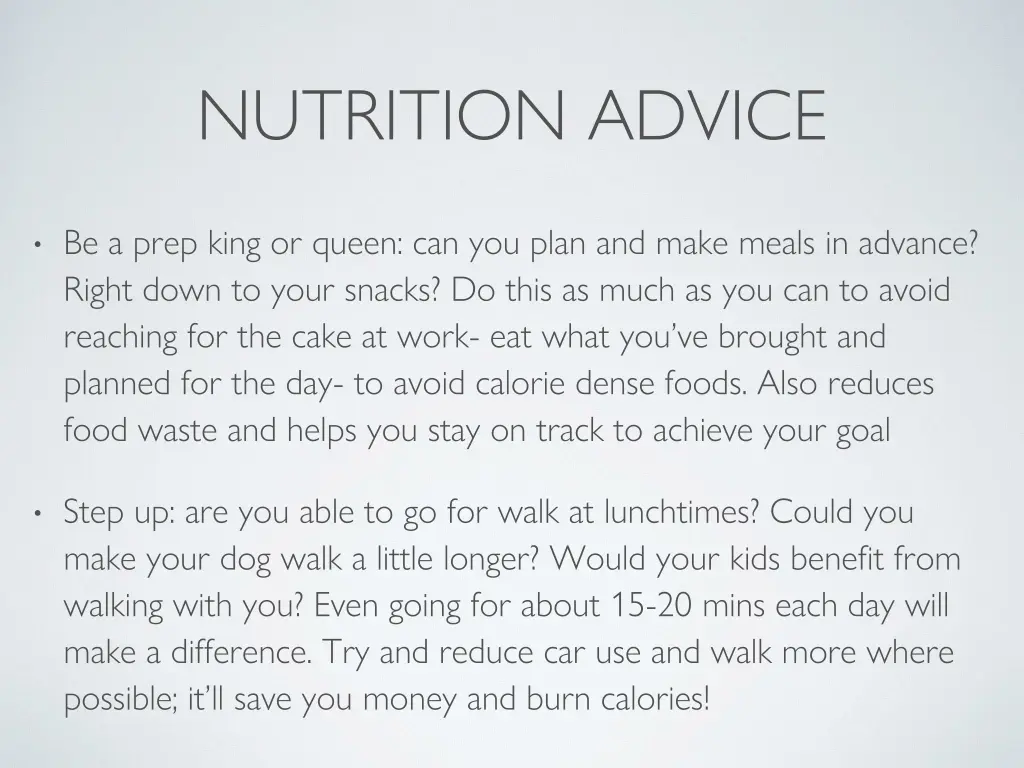 nutrition advice 3