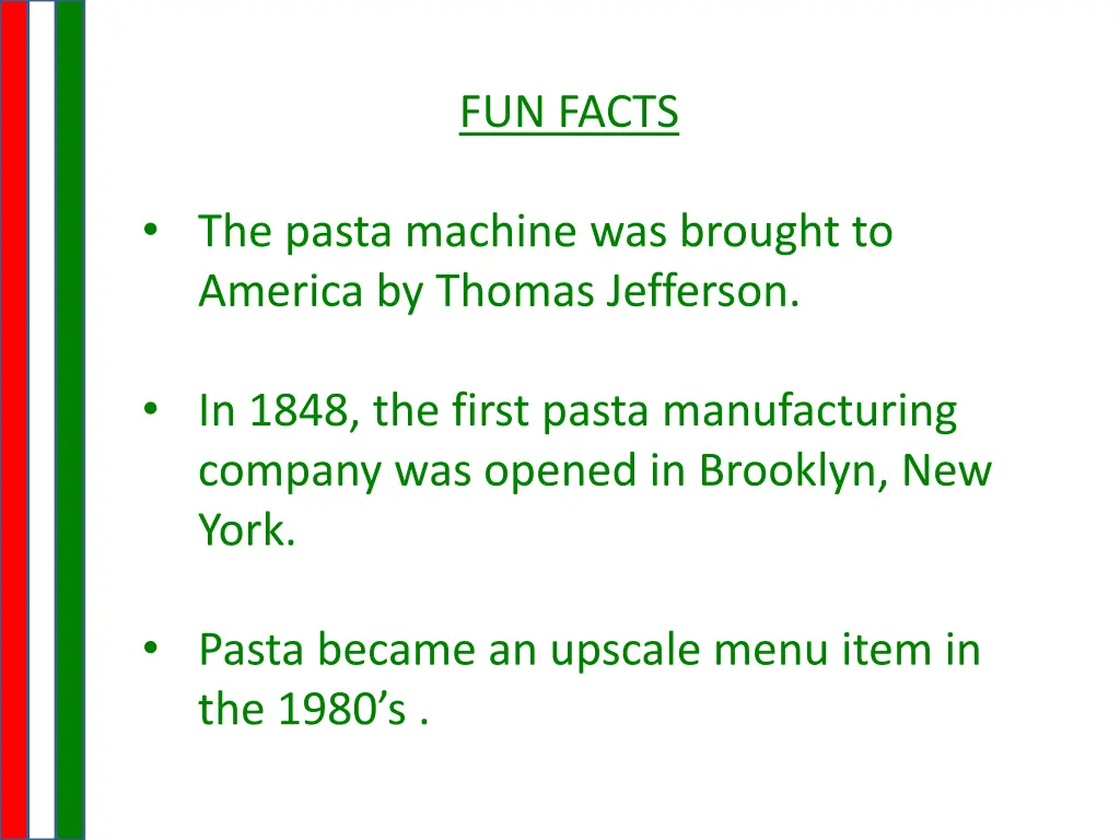 fun facts