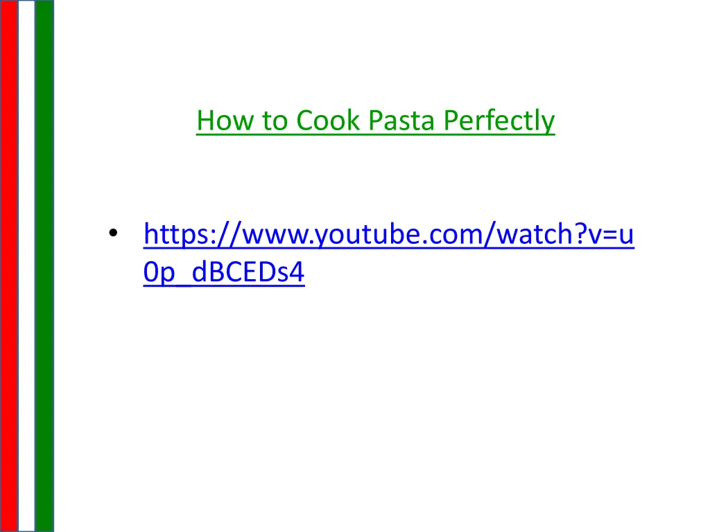 how to cook pasta perfectly