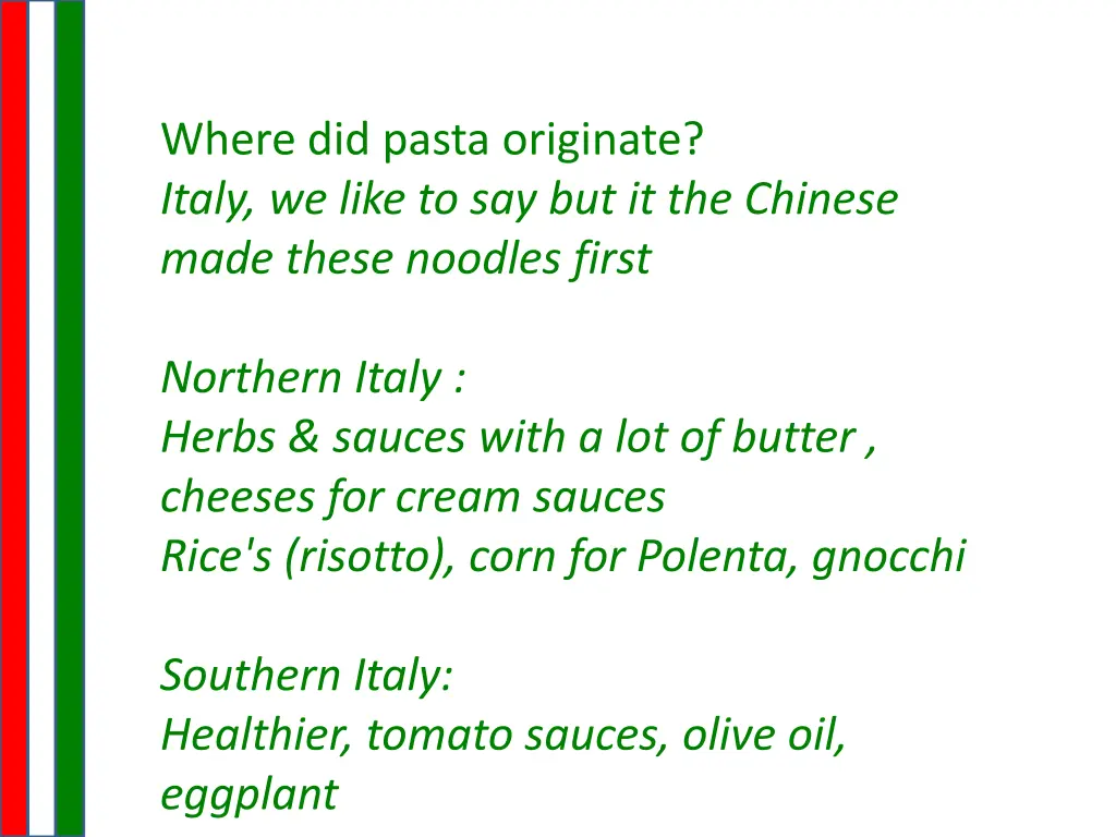 where did pasta originate italy we like