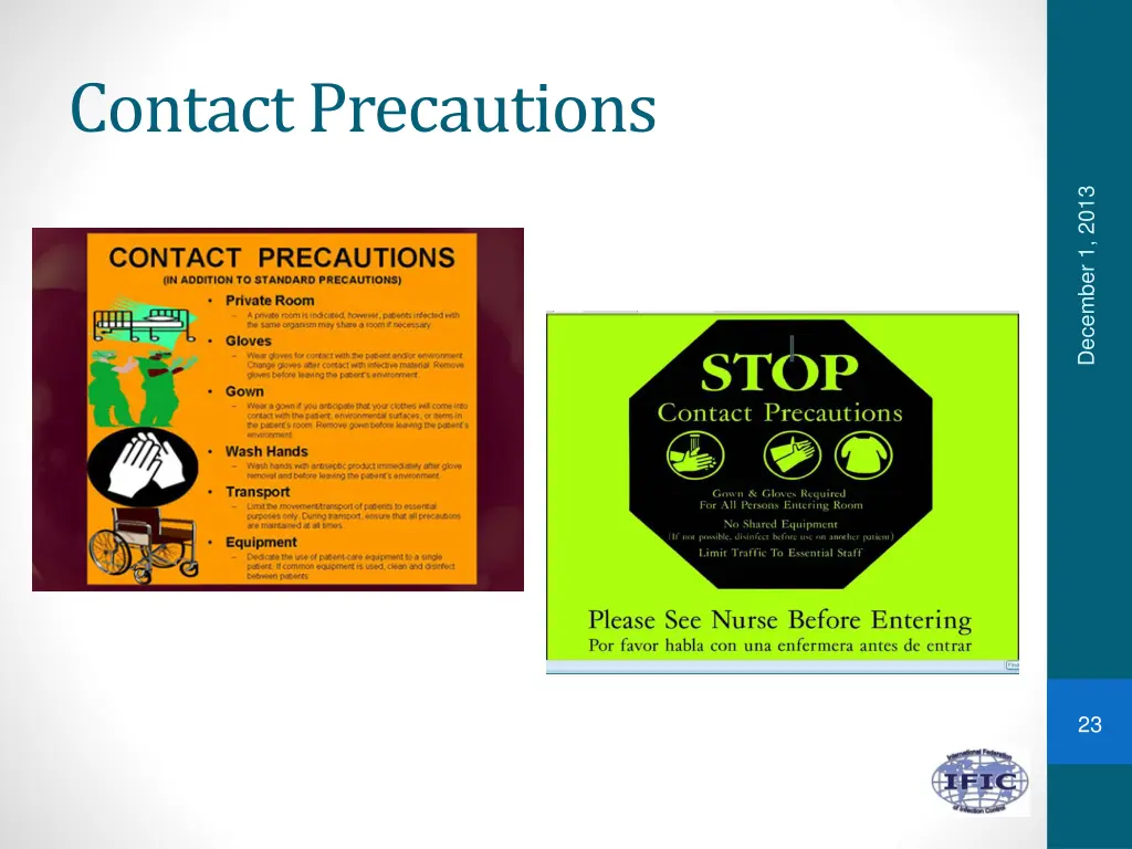 contact precautions