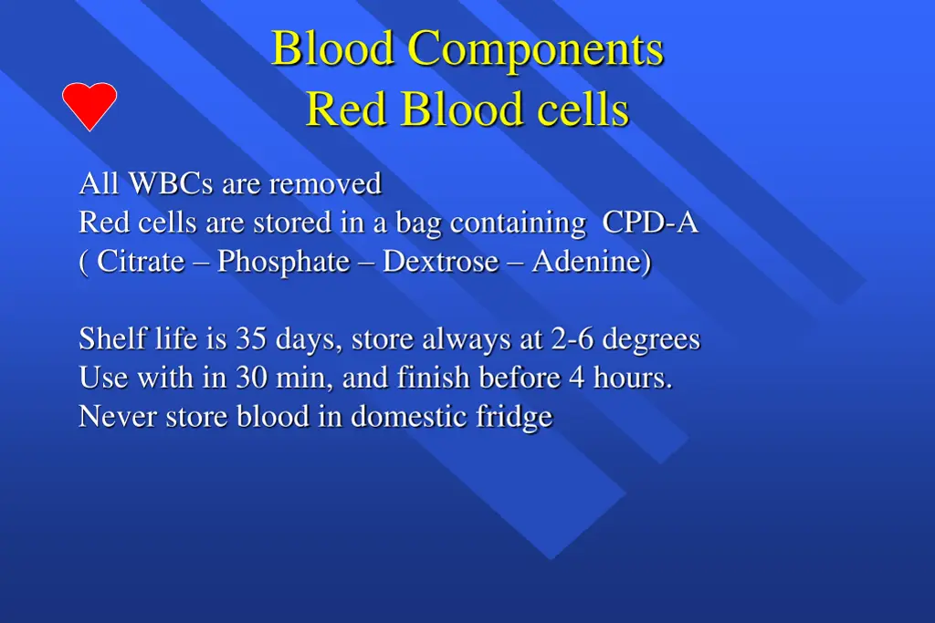 blood components red blood cells