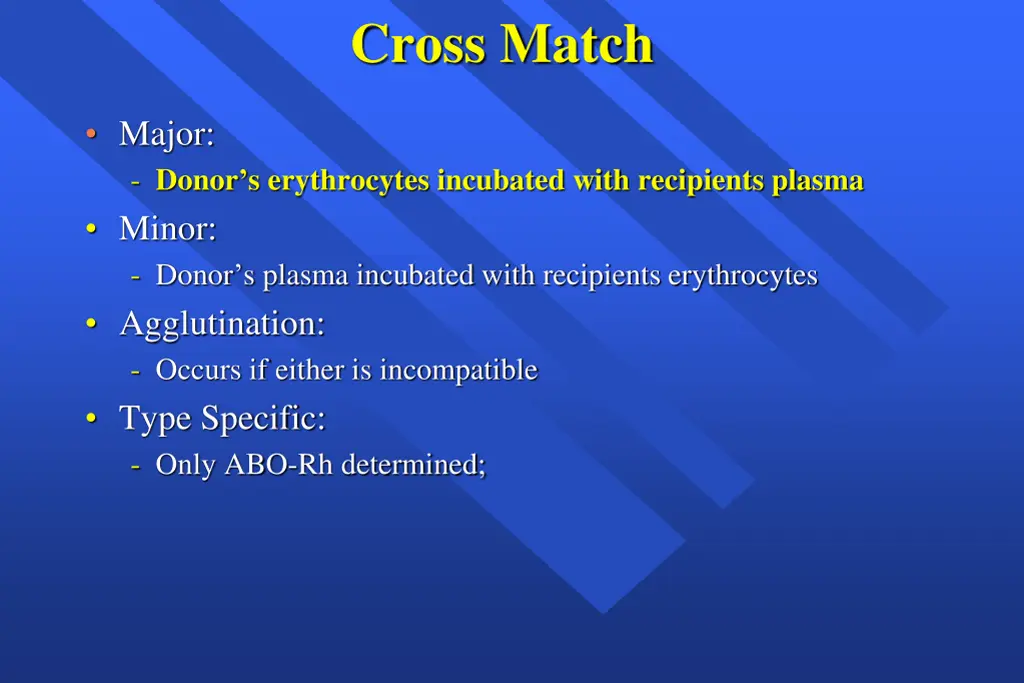 cross match