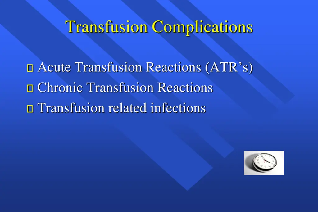 transfusion complications